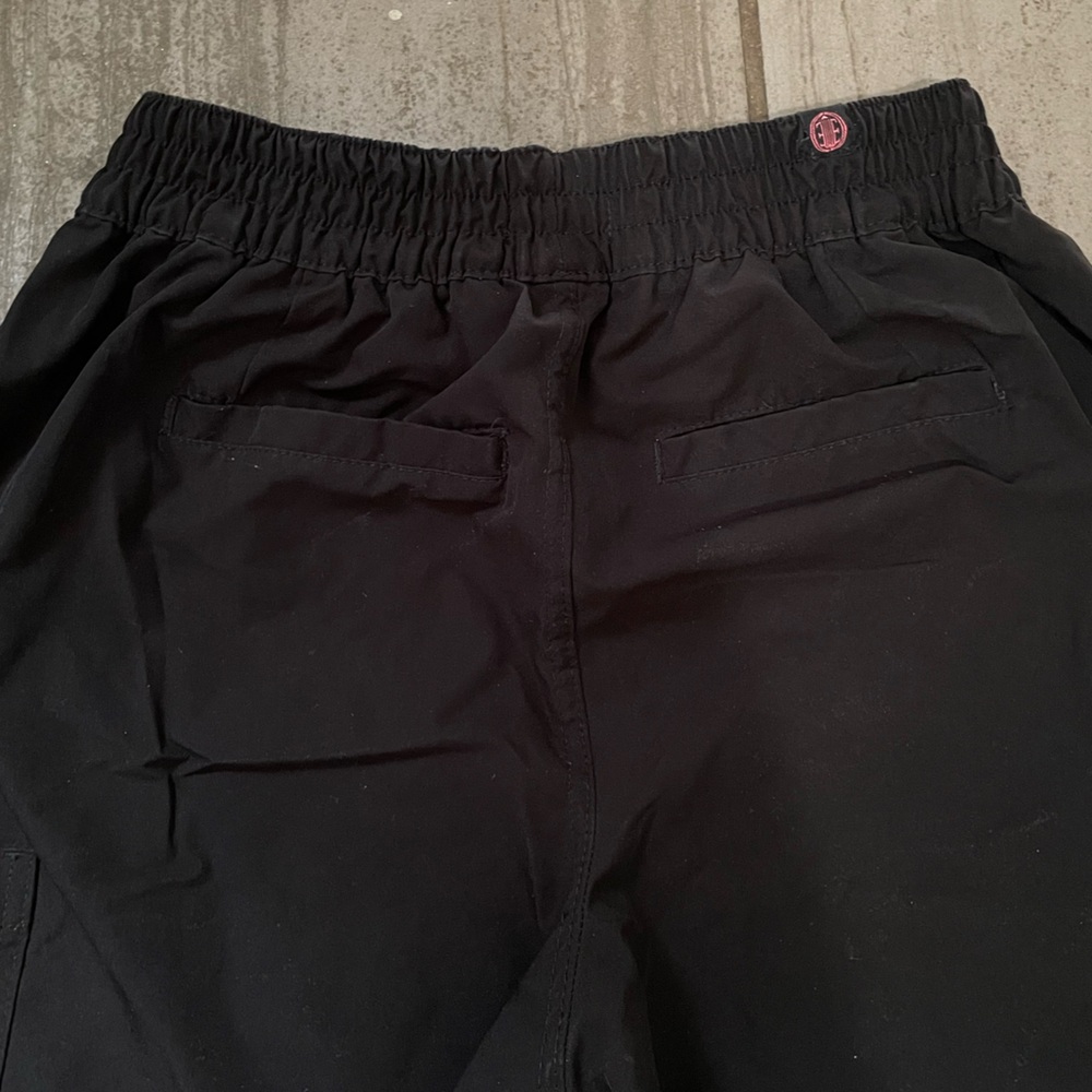 Women Classic Black Cargo Pants Size S Comfortable YK2 - Picture 8 of 9